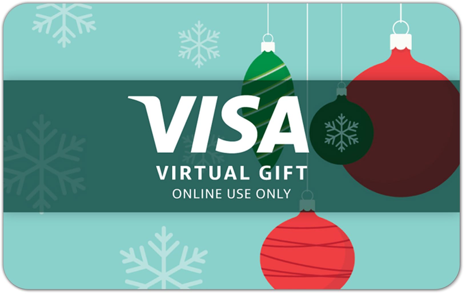 Visa Virtual eGift Card - $200 (plus $6.95 Purchase Fee) | For Online Use Only