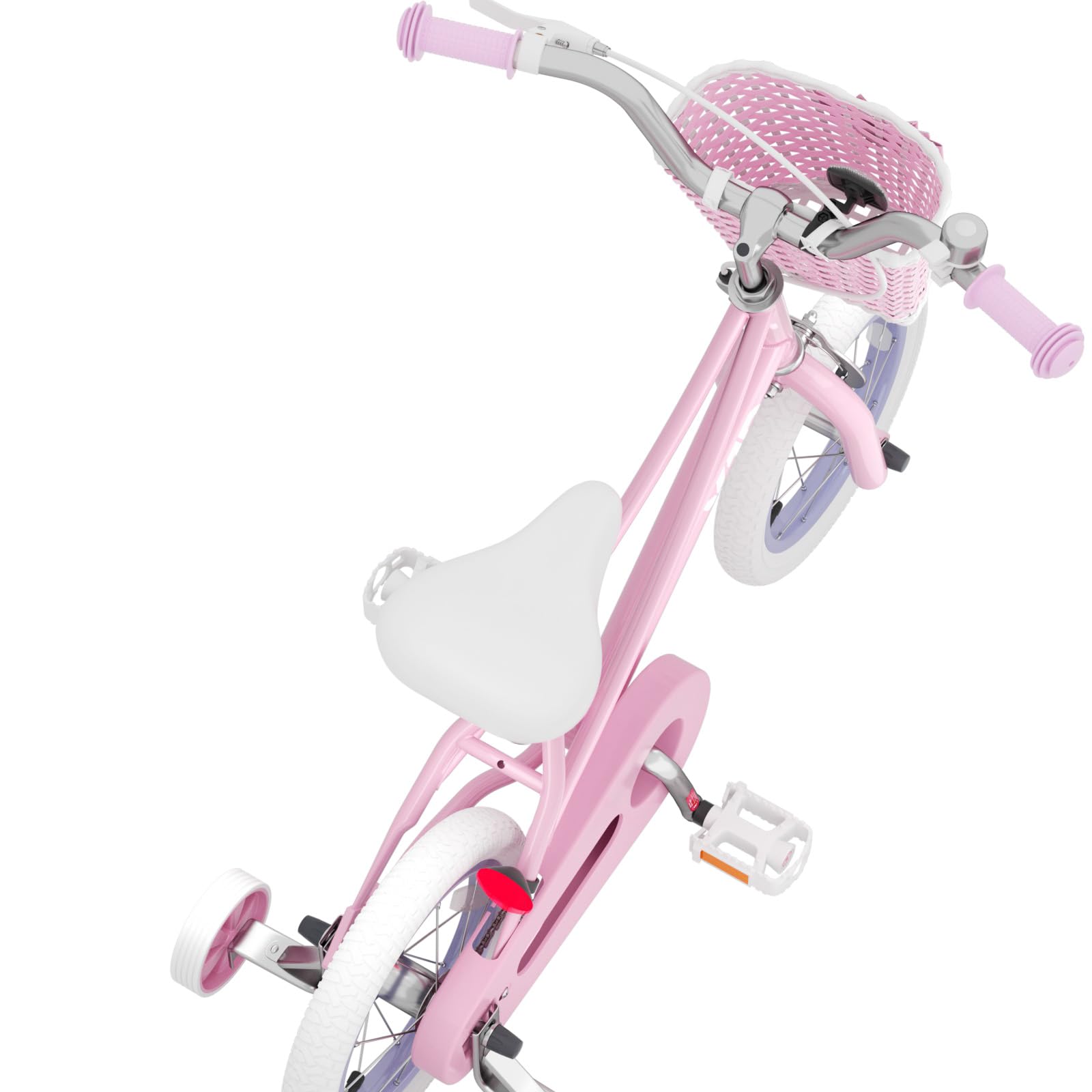 XJD Girls Bike for 2-12 Years Old Kids 12 14 16 20 Inch Toddler Bike,Retro Style Kids Bike with Training Wheels, 20 Inch Girl Bicycle with Kickstand