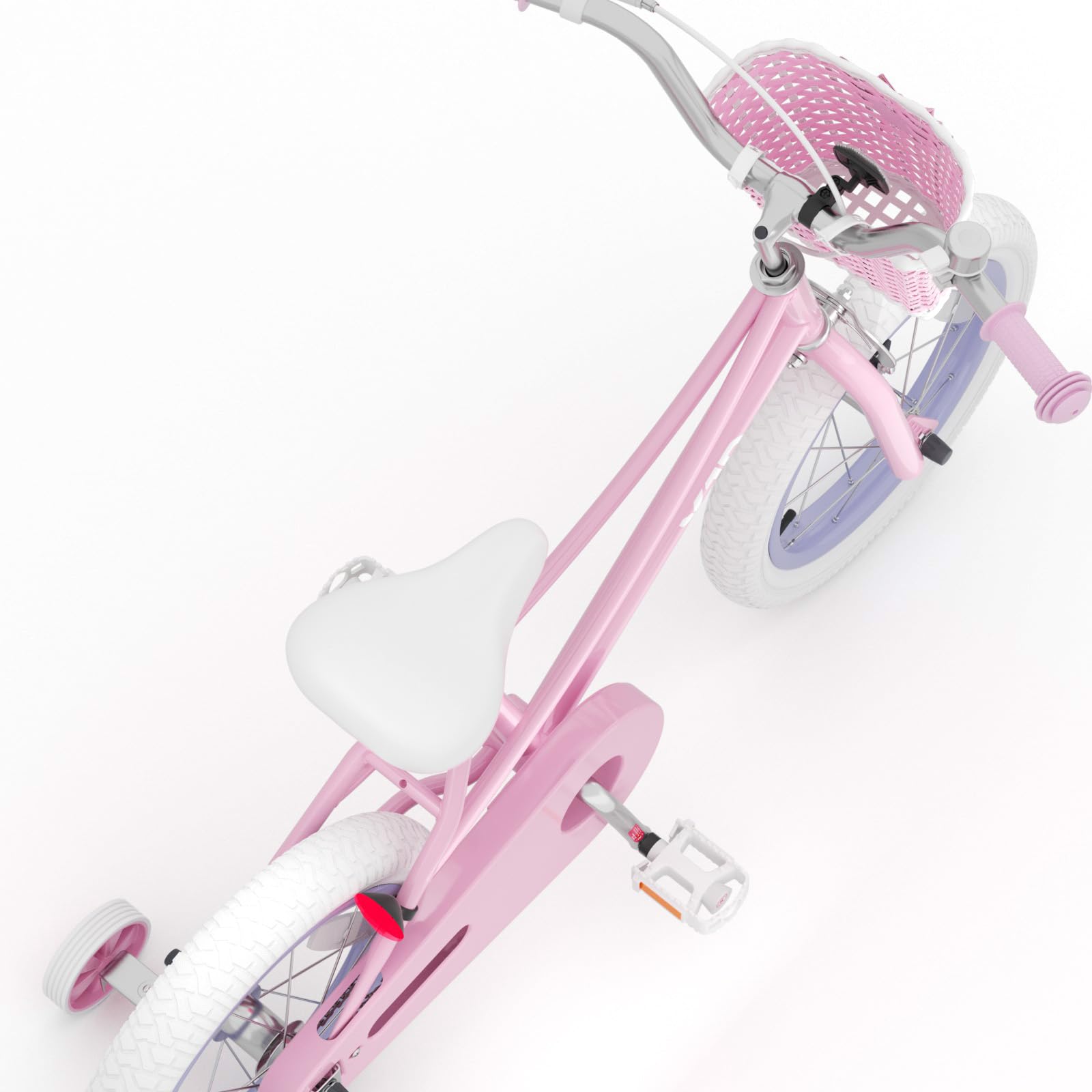 XJD Girls Bike for 2-12 Years Old Kids 12 14 16 20 Inch Toddler Bike,Retro Style Kids Bike with Training Wheels, 20 Inch Girl Bicycle with Kickstand