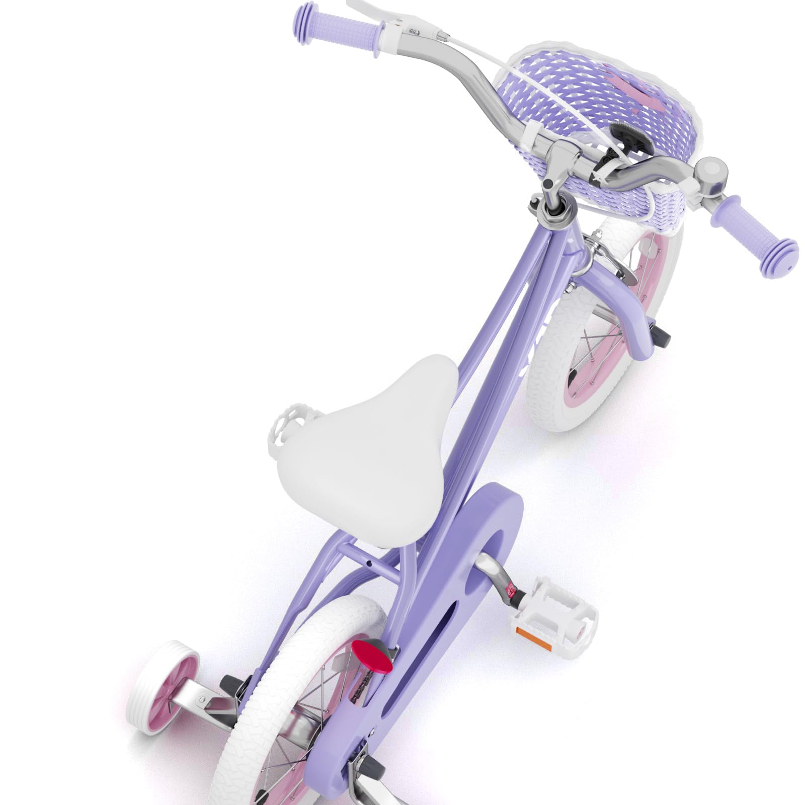 XJD Girls Bike for 2-12 Years Old Kids 12 14 16 20 Inch Toddler Bike,Retro Style Kids Bike with Training Wheels, 20 Inch Girl Bicycle with Kickstand