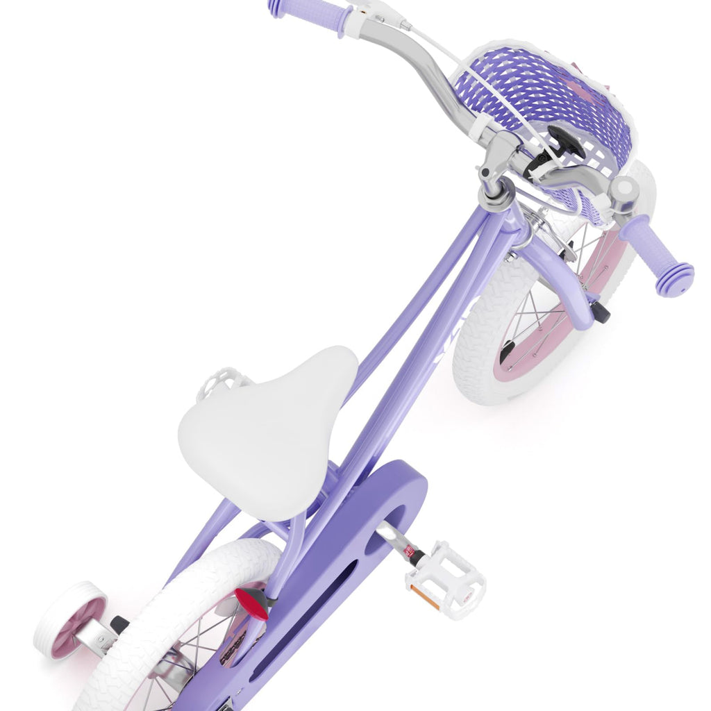 XJD Girls Bike for 2-12 Years Old Kids 12 14 16 20 Inch Toddler Bike,Retro Style Kids Bike with Training Wheels, 20 Inch Girl Bicycle with Kickstand