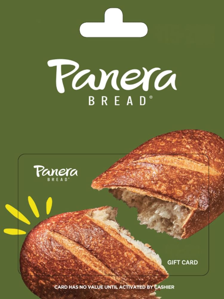 Panera Bread Physical Gift Card - $25