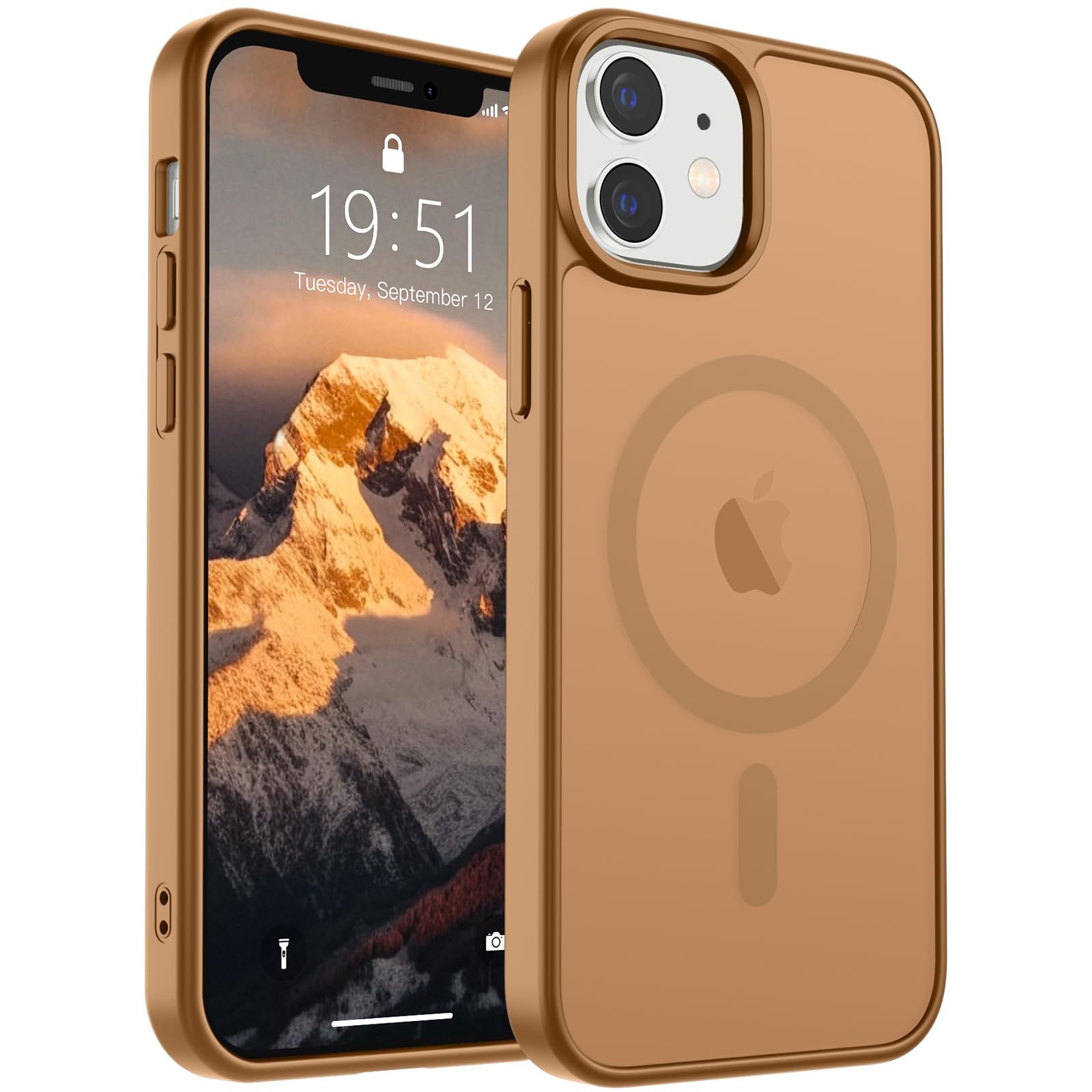 SUPFINE Magnetic for iPhone 17 Pro Max Case (Compatible with MagSafe)(Military Grade Drop Protection) Translucent Matte Shockproof with Anti-Fingerprint Phone Cover, Black