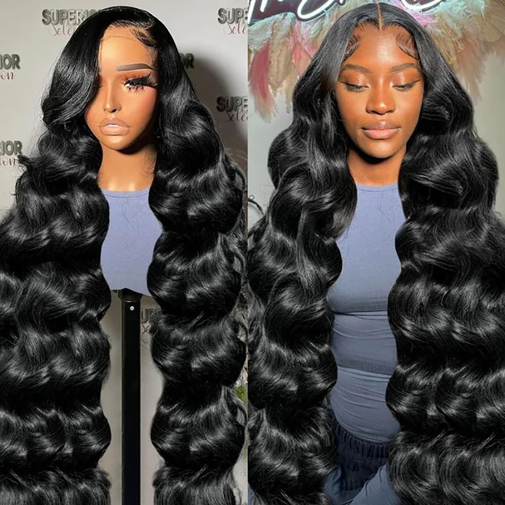 30inch Chocolate Brown Lace Front Wig Human Hair 13x6 Hd Lace Frontal Wigs Human Hair 200 Density Body Wave Chocolate Brown Wig Human Hair pre Plucked Colored Wigs for Women