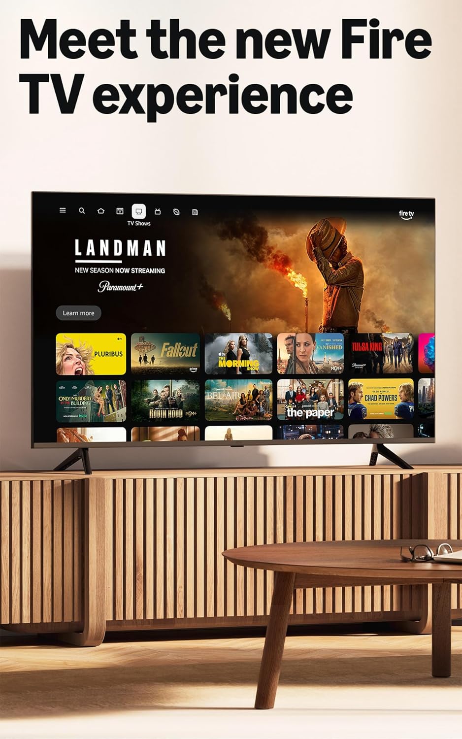 Amazon Fire TV Stick HD (newest model), free & live TV, Alexa Voice Remote, powered by the TV, effortless setup, find shows faster with Alexa+