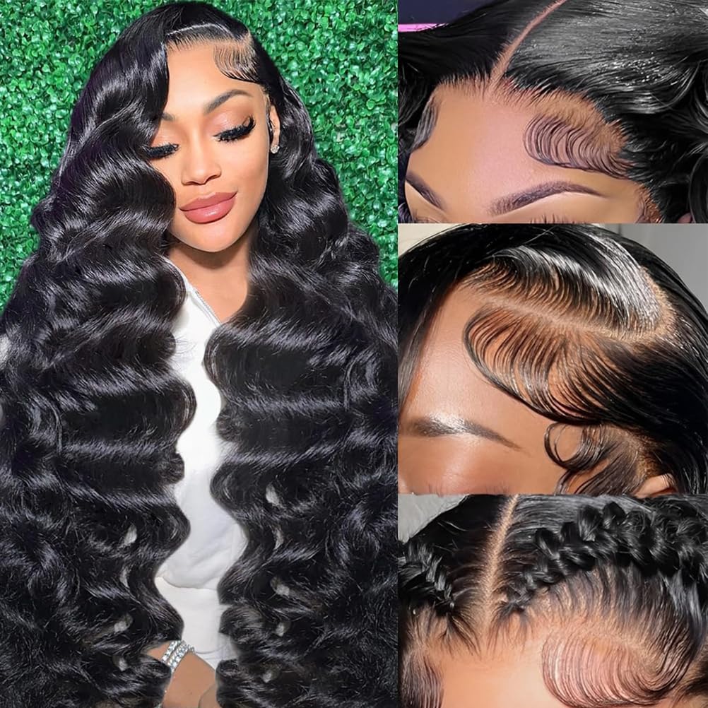 30inch Chocolate Brown Lace Front Wig Human Hair 13x6 Hd Lace Frontal Wigs Human Hair 200 Density Body Wave Chocolate Brown Wig Human Hair pre Plucked Colored Wigs for Women