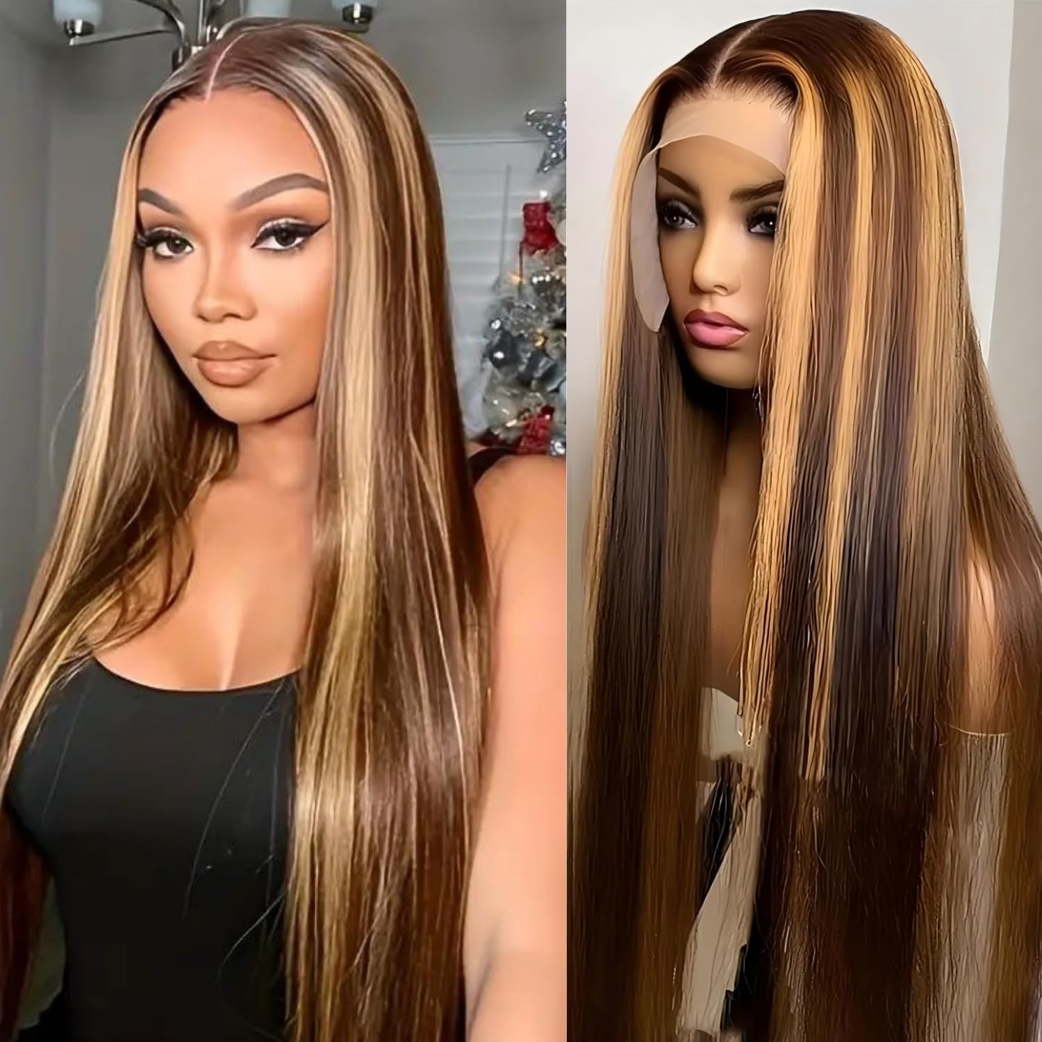 GZX 26 Inch 613 Lace Front Wig Human Hair 13X4 Blonde Straight HD Transparent Lace Frontal Wigs Human Hair Pre Plucked with Baby Hair 180% Density Blonde Glueless Wigs Human Hair