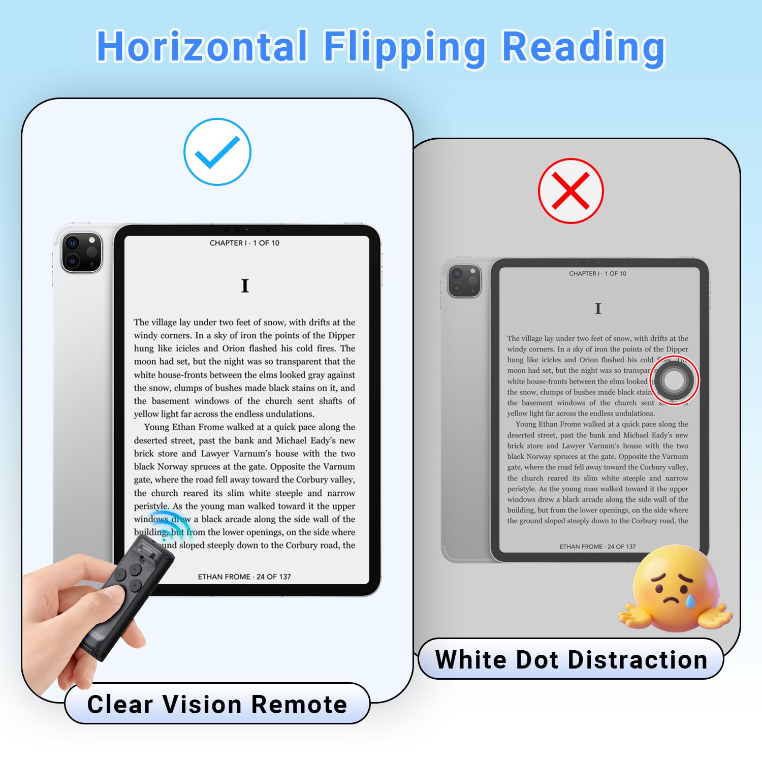 MILOUZ Remote Control Scrolling for Tiktok with Phone Stand,Page Turner for Kindle App E-Book,Bluetooth Camera Shutter Remote for iPhone, Android,iOS,iPad,Tablet (Purple)