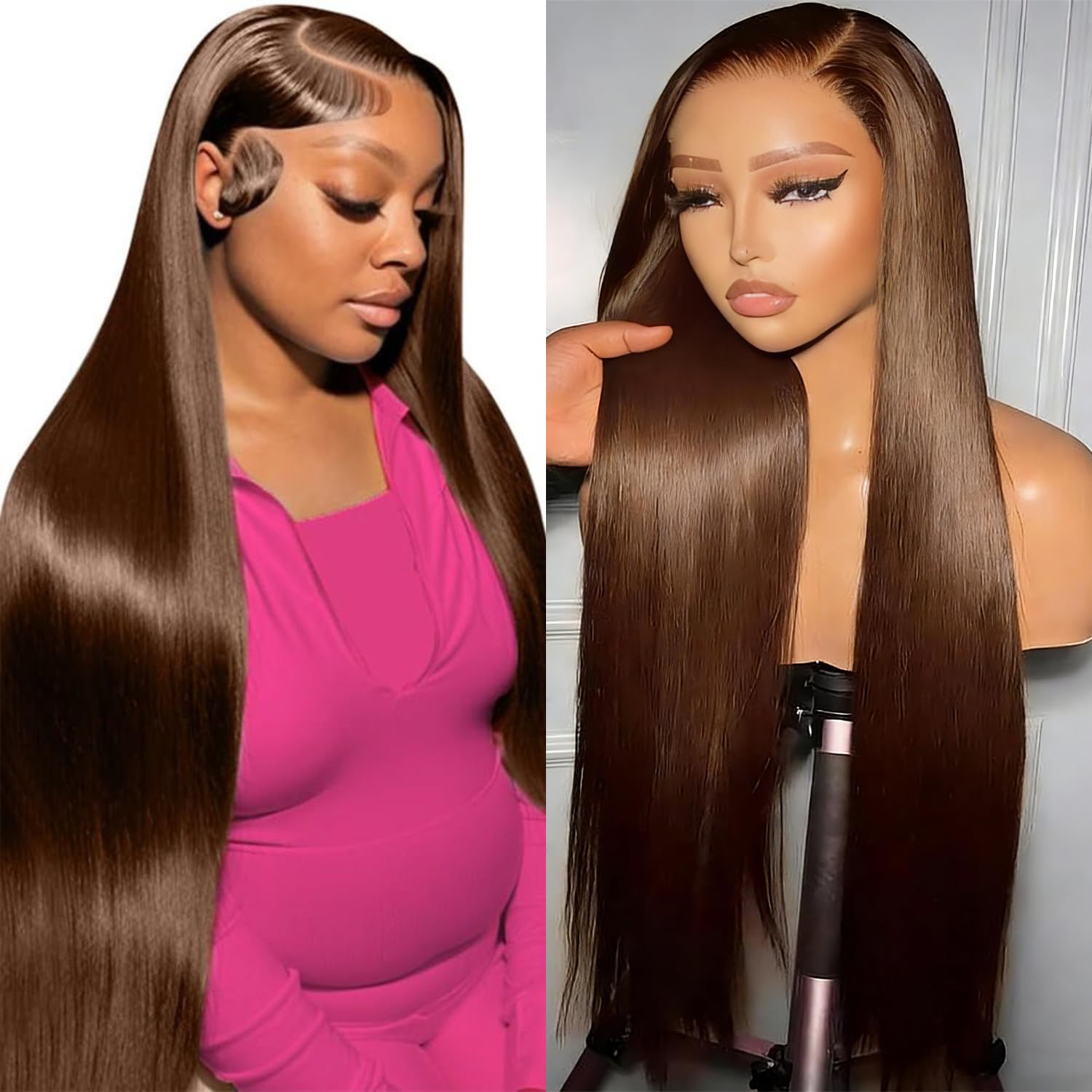 GZX 26 Inch 613 Lace Front Wig Human Hair 13X4 Blonde Straight HD Transparent Lace Frontal Wigs Human Hair Pre Plucked with Baby Hair 180% Density Blonde Glueless Wigs Human Hair