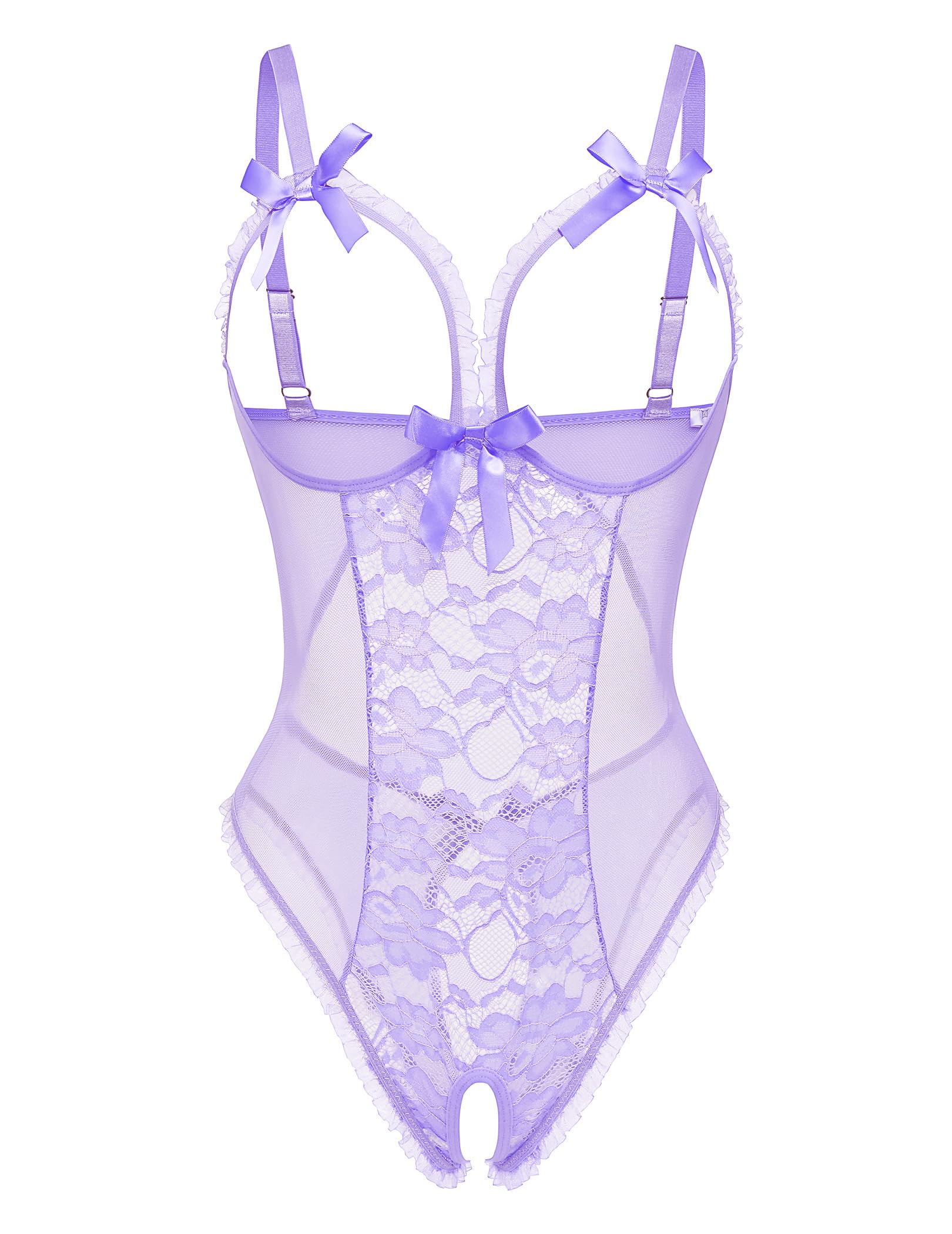 Avidlove Sexy Lingerie for Women One Piece Lace Babydoll Sleepwear Bodysuit