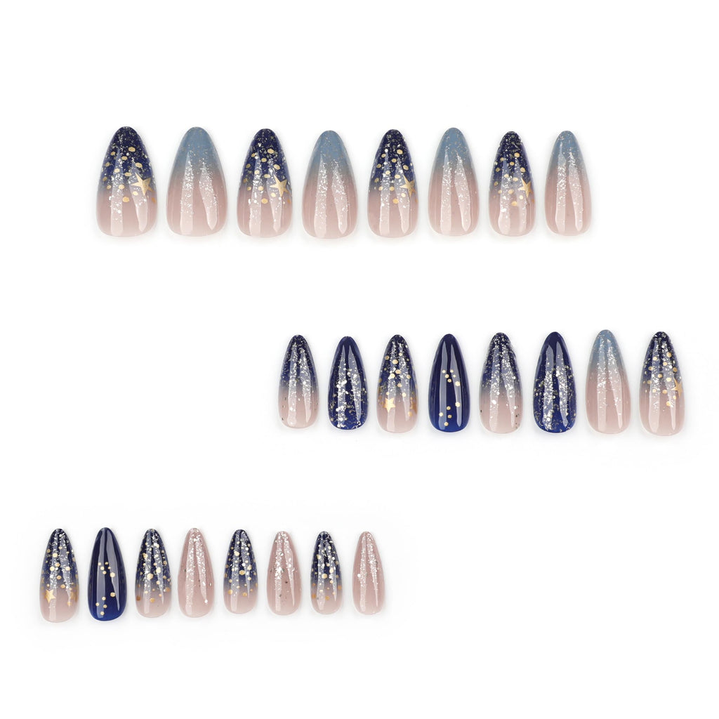Summer French Press On Nails Short Almond, Cute Nude Pink Fake Nails with White French Tip & Brown Dot Detail, Glossy Gel Acrylic Stick On Nails, Perfect for Daily Wear & Gifts, New Packaging, 32PCS