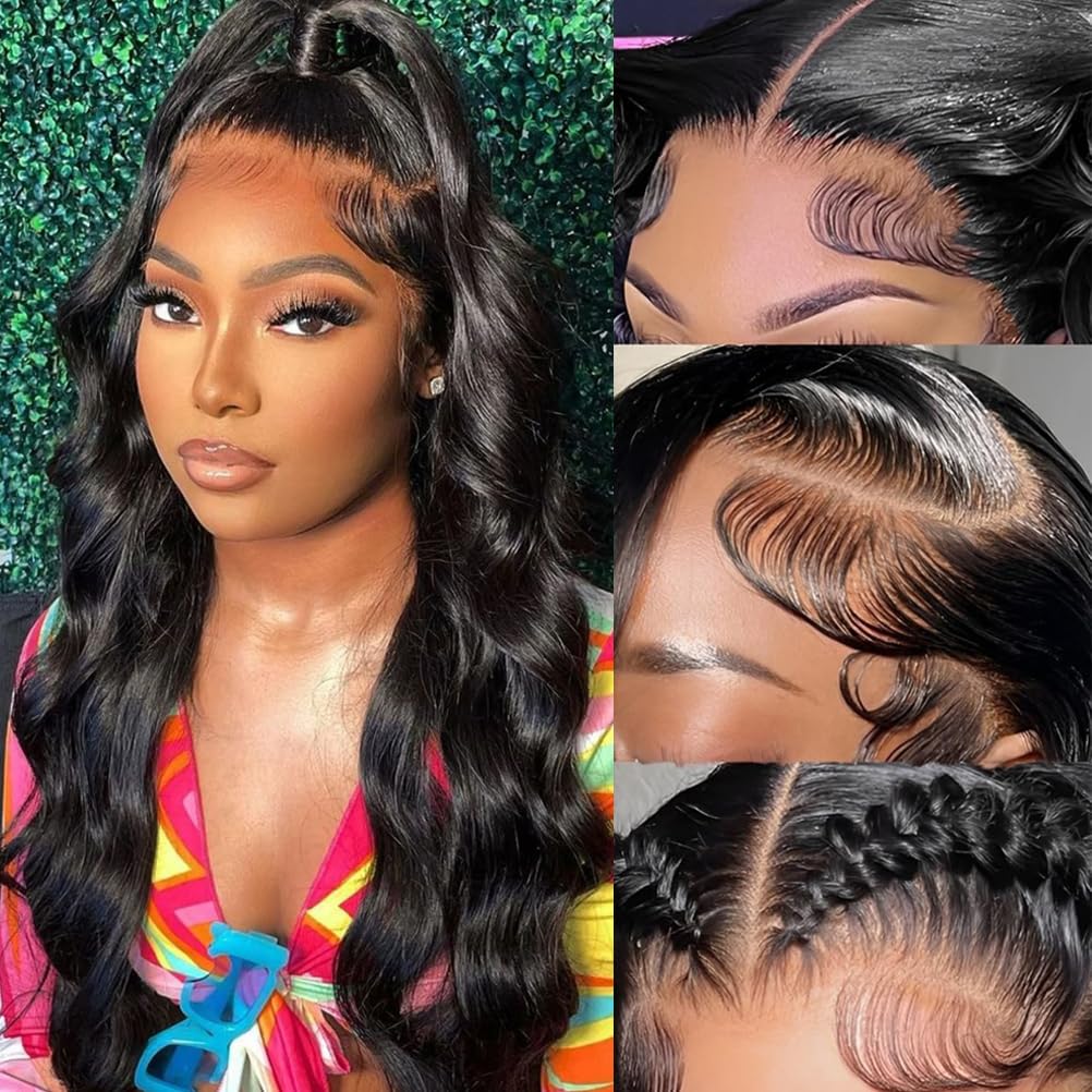 30inch Chocolate Brown Lace Front Wig Human Hair 13x6 Hd Lace Frontal Wigs Human Hair 200 Density Body Wave Chocolate Brown Wig Human Hair pre Plucked Colored Wigs for Women