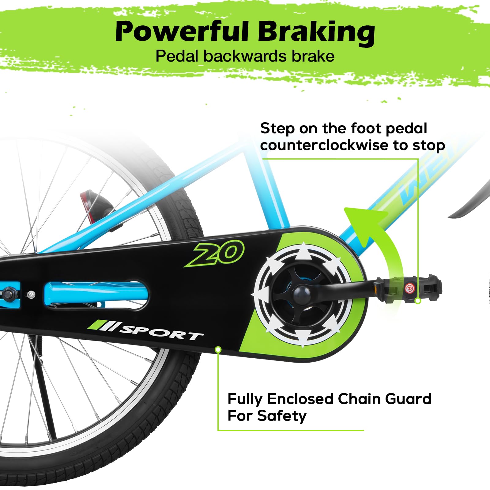 WEIZE Kids Bikes,Boy's Bike for Kids,BMX Style Bicycle for Boys Girls Ages 4-12 Years Old,Kids Bicycle with Adjustable Seat,Training Wheels,Front and Rear Fender,Multiple Color Options