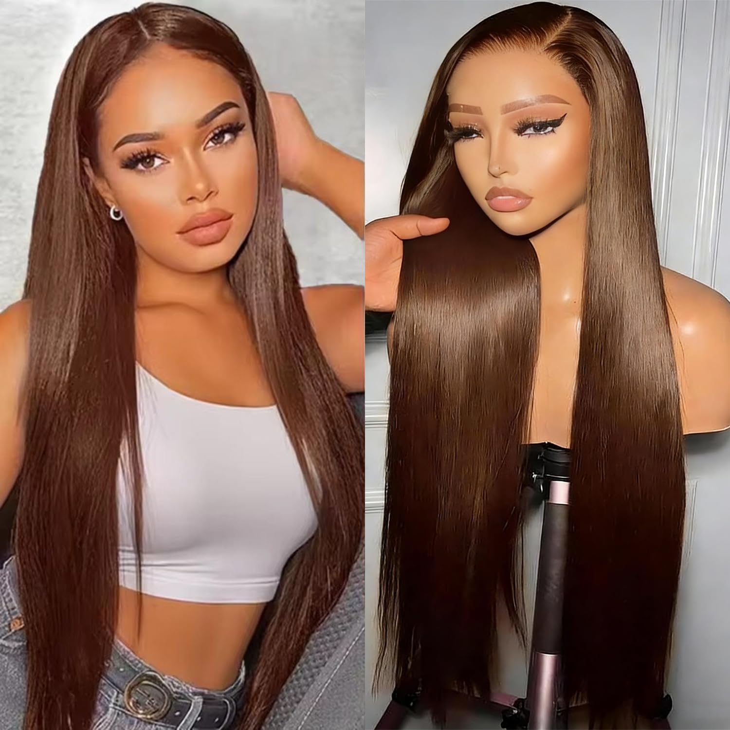 GZX 26 Inch 613 Lace Front Wig Human Hair 13X4 Blonde Straight HD Transparent Lace Frontal Wigs Human Hair Pre Plucked with Baby Hair 180% Density Blonde Glueless Wigs Human Hair