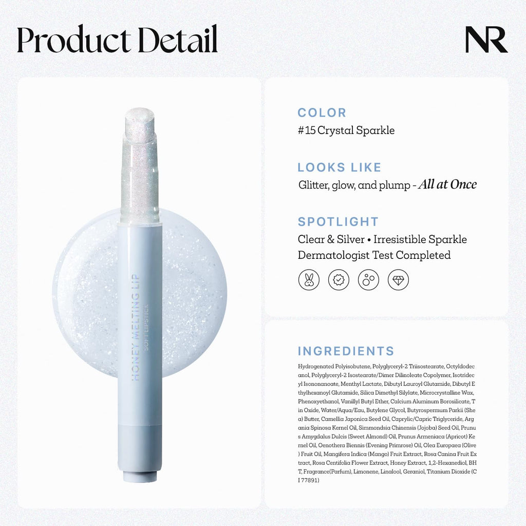 Nature Republic HONEY MELTING LIP (02 FIG) SOFT LIP STICK, Hydrating Gloss, Moisturizing balms, Sheer tint, Shine & Nude, Glowy Finish, korean make up