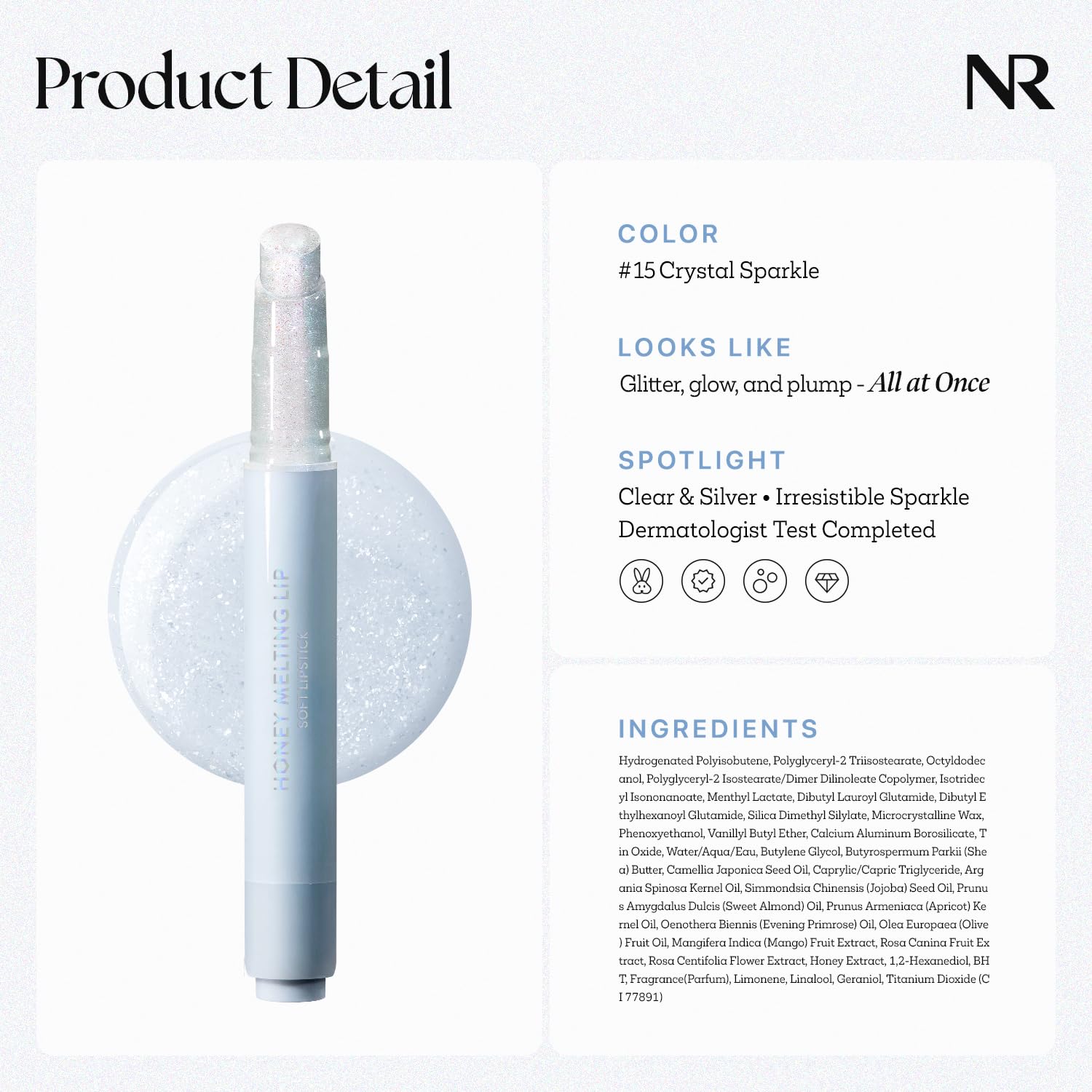 Nature Republic HONEY MELTING LIP (02 FIG) SOFT LIP STICK, Hydrating Gloss, Moisturizing balms, Sheer tint, Shine & Nude, Glowy Finish, korean make up