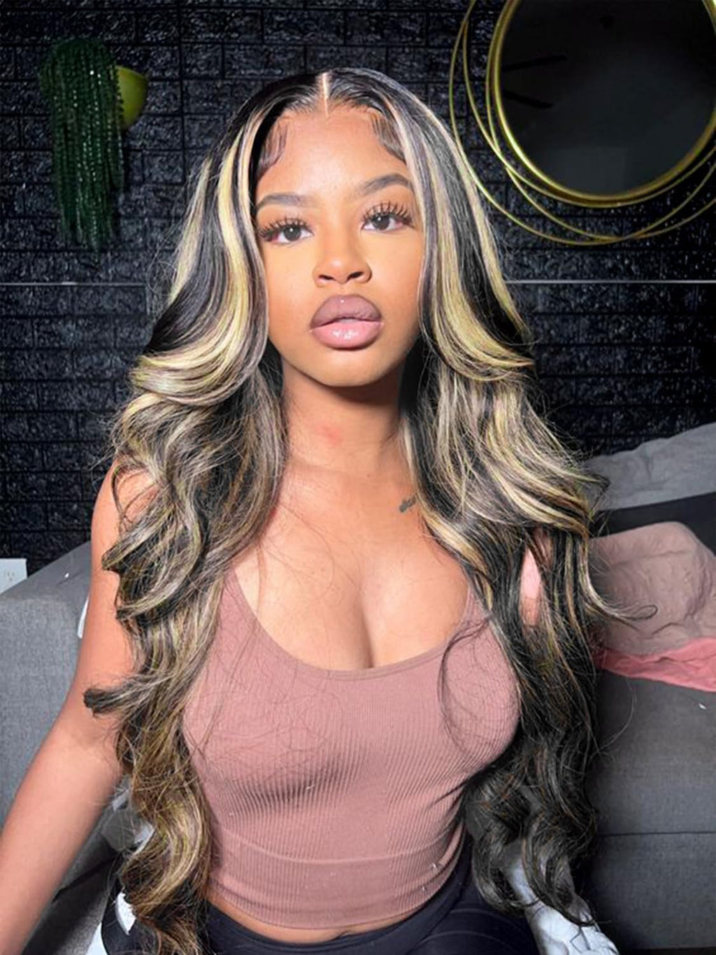 13x6 Lace Front Wigs Human Hair Pre Plucked 180 Density 26 Inch HD Body Wave Lace Front Wigs Human Hair 10A Frontal Wigs Human Hair wigs for Women Glueless Wigs Human Hair Pre Plucked Black wig