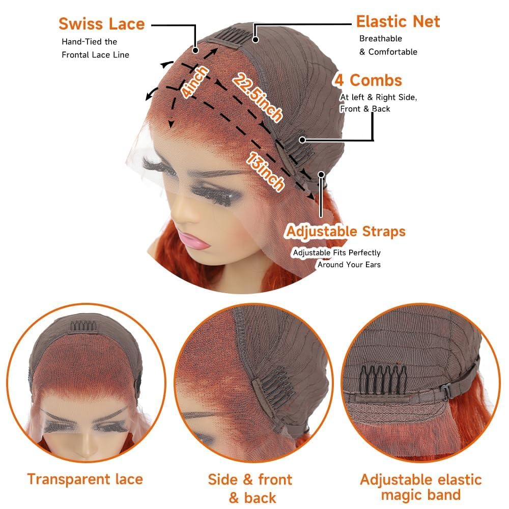 TTSMINS 13x6 Lace Front Wigs Human Hair for Women 180 Density HD Transparent 28 Inch Straight Lace Front Wigs Human Hair Pre Plucked Glueless Lace Frontal Wigs Natural Black Color