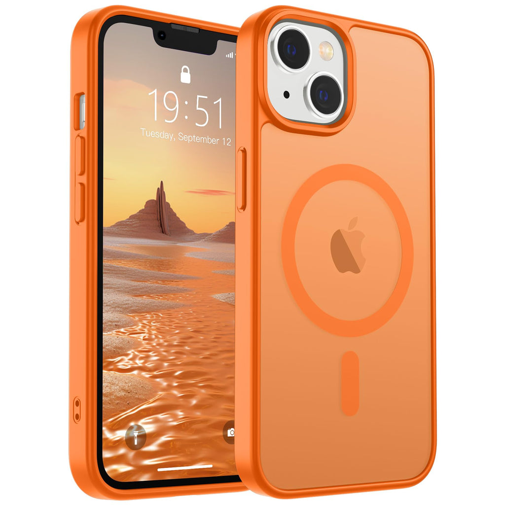 SUPFINE Magnetic for iPhone 17 Pro Max Case (Compatible with MagSafe)(Military Grade Drop Protection) Translucent Matte Shockproof with Anti-Fingerprint Phone Cover, Black