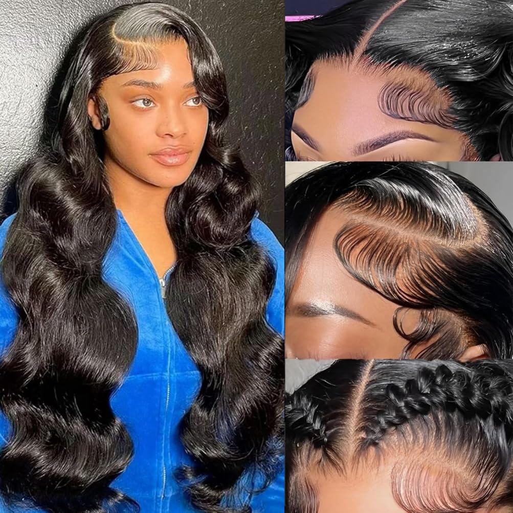 30inch Chocolate Brown Lace Front Wig Human Hair 13x6 Hd Lace Frontal Wigs Human Hair 200 Density Body Wave Chocolate Brown Wig Human Hair pre Plucked Colored Wigs for Women