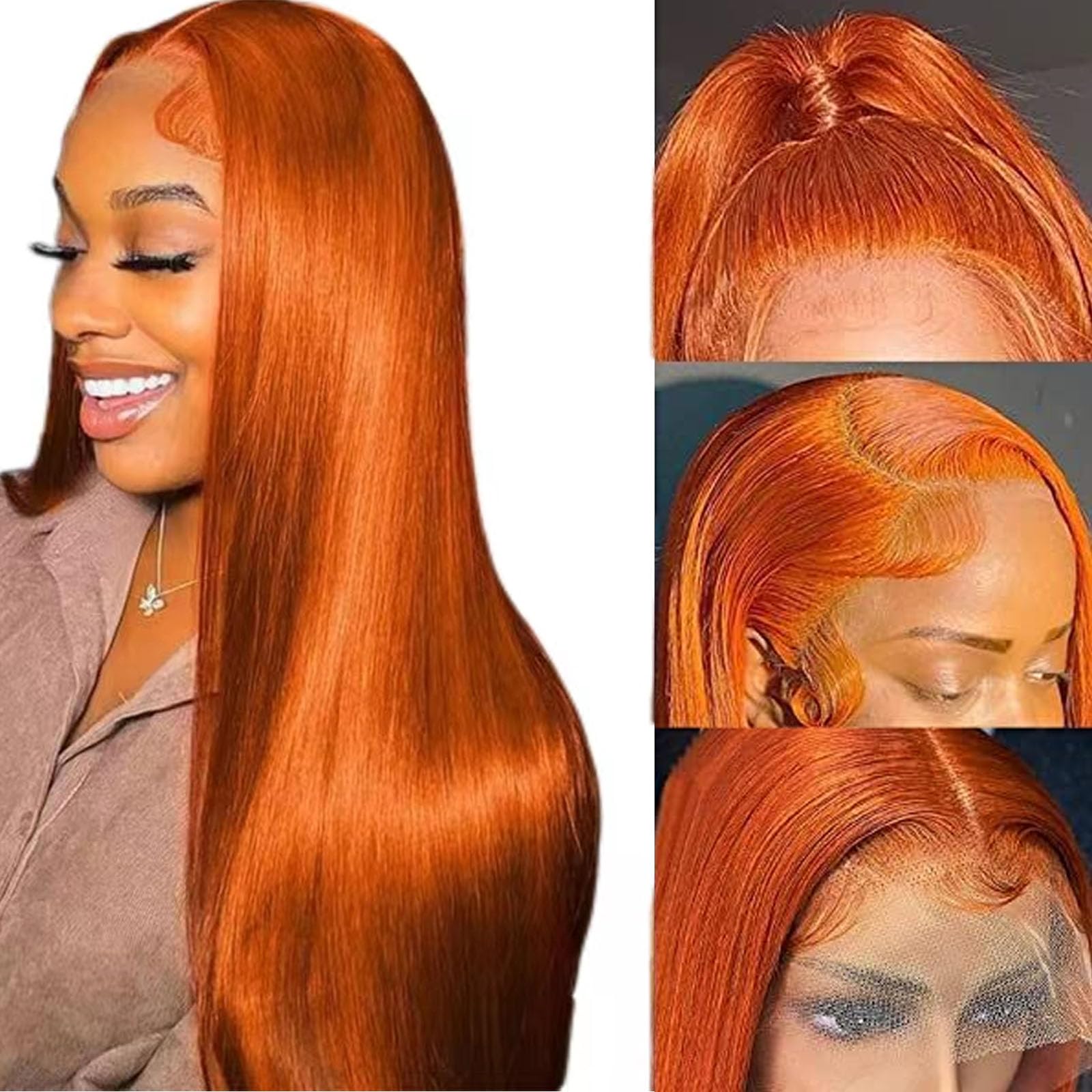 Fiumer Burgundy Wig Human Hair 28inch 13x6 HD Transparent Lace Straight 99J Red Human Hair Wig Colored Reddish Brown Lace Frontal Wigs 180% Density Pre Plucked
