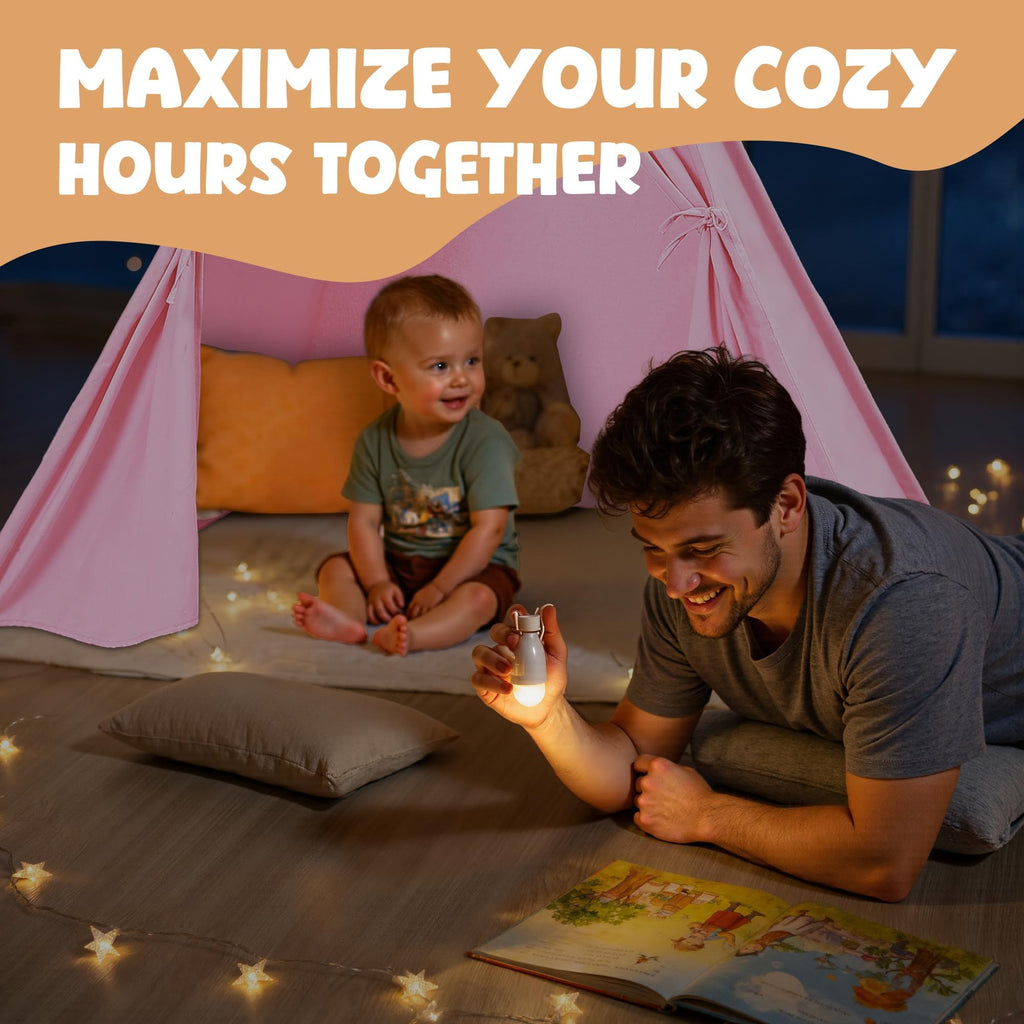 Kids Teepee Tent for Kids, Kid Play Tents for Girls & Boys, Gifts Playhouse for Indoor Outdoor Games, Toddler Toys House for Baby (Tee Pee for Child)