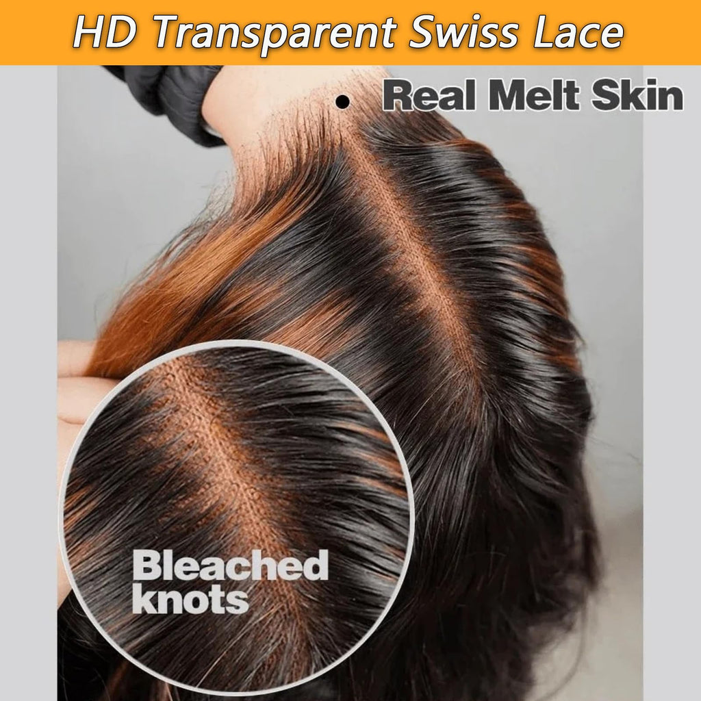 13x6 Lace Front Wigs Human Hair Pre Plucked 180 Density 26 Inch HD Body Wave Lace Front Wigs Human Hair 10A Frontal Wigs Human Hair wigs for Women Glueless Wigs Human Hair Pre Plucked Black wig
