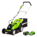 Greenworks 40V 16" (Push) Cordless Lawn Mower, 4.0Ah Battery (1/3 Acre, Push Button Start, Compatible with 75+ Tools)