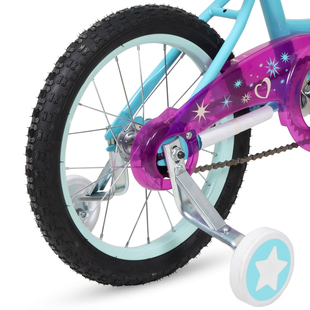 WEIZE Girls Bike for 3-12 Years Old Kids, 14 16 20 Inch Kids Bike with Training Wheels, Streamers, Basket and Doll Seat, Children Bicycles with Coaster Brake, Multiple Colors