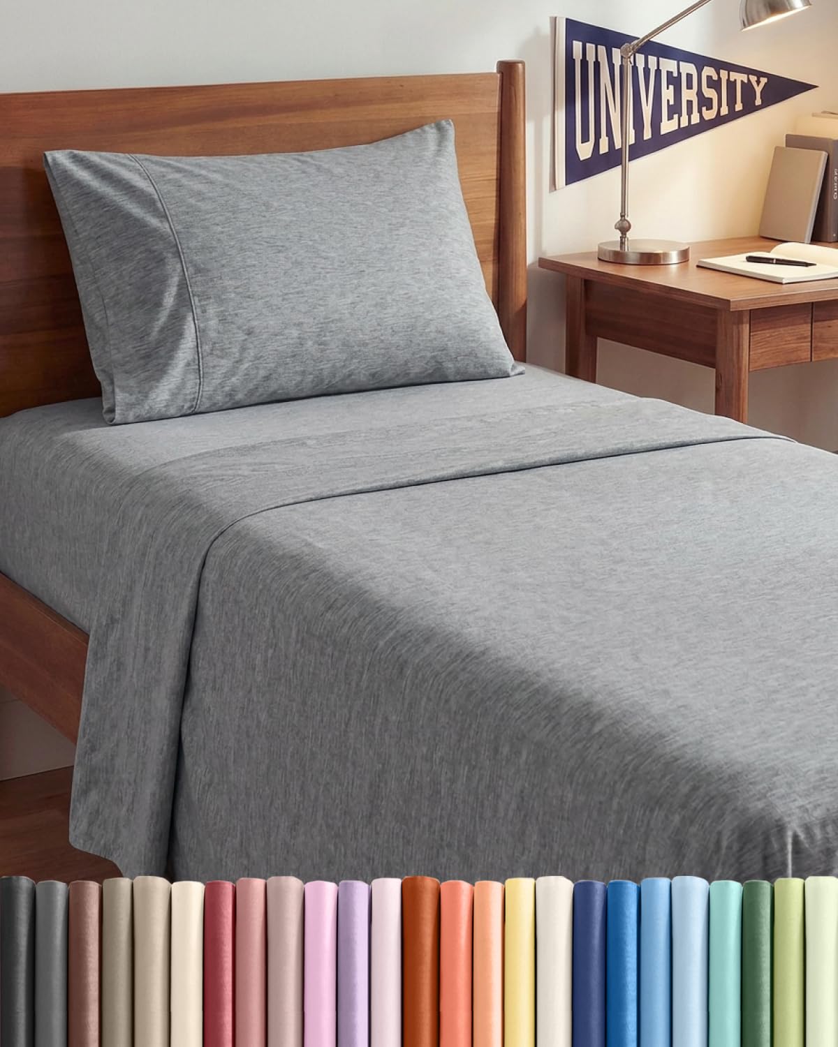 Queen Size 4 Piece Sheet Set - Comfy Breathable & Cooling Sheets - Hotel Luxury Bed Sheets for Women & Men - Deep Pockets, Easy-Fit, Extra Soft and Wrinkle Free Sheets - White Oeko-Tex Bed Sheet Set