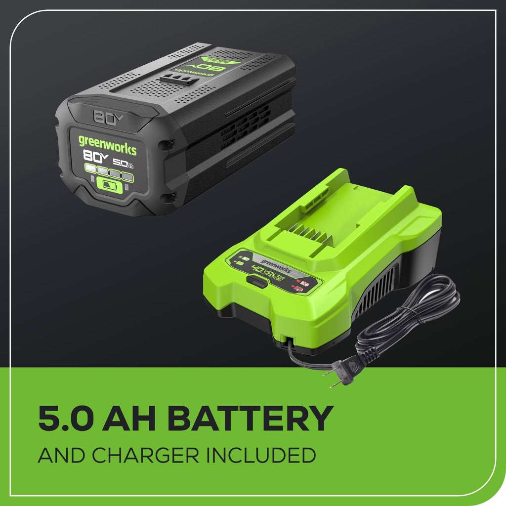 Greenworks 40V 16" (Push) Cordless Lawn Mower, 4.0Ah Battery (1/3 Acre, Push Button Start, Compatible with 75+ Tools)
