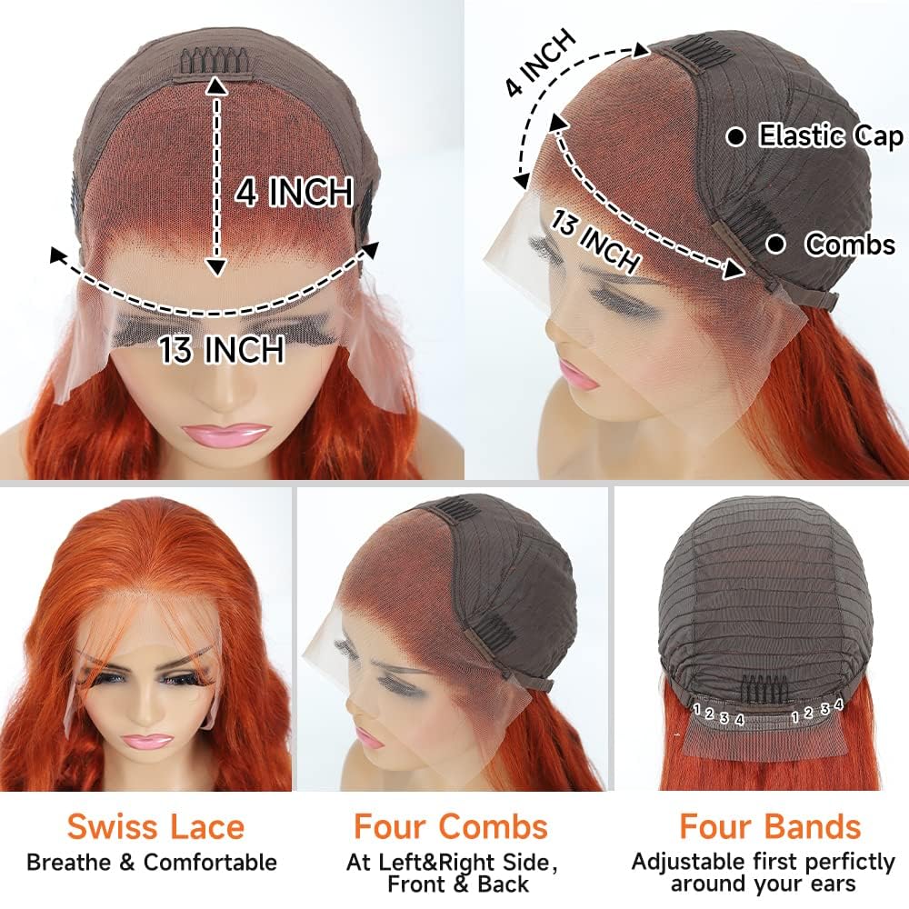 QZOQZO 28 Inch 99j Burgundy Lace Front Wigs Human Hair Red Burgundy Wig 180% Density 13x6 Body Wave Lace Front Wigs Pre Plucked Glueless Lace Front Wigs Human Hair for Women