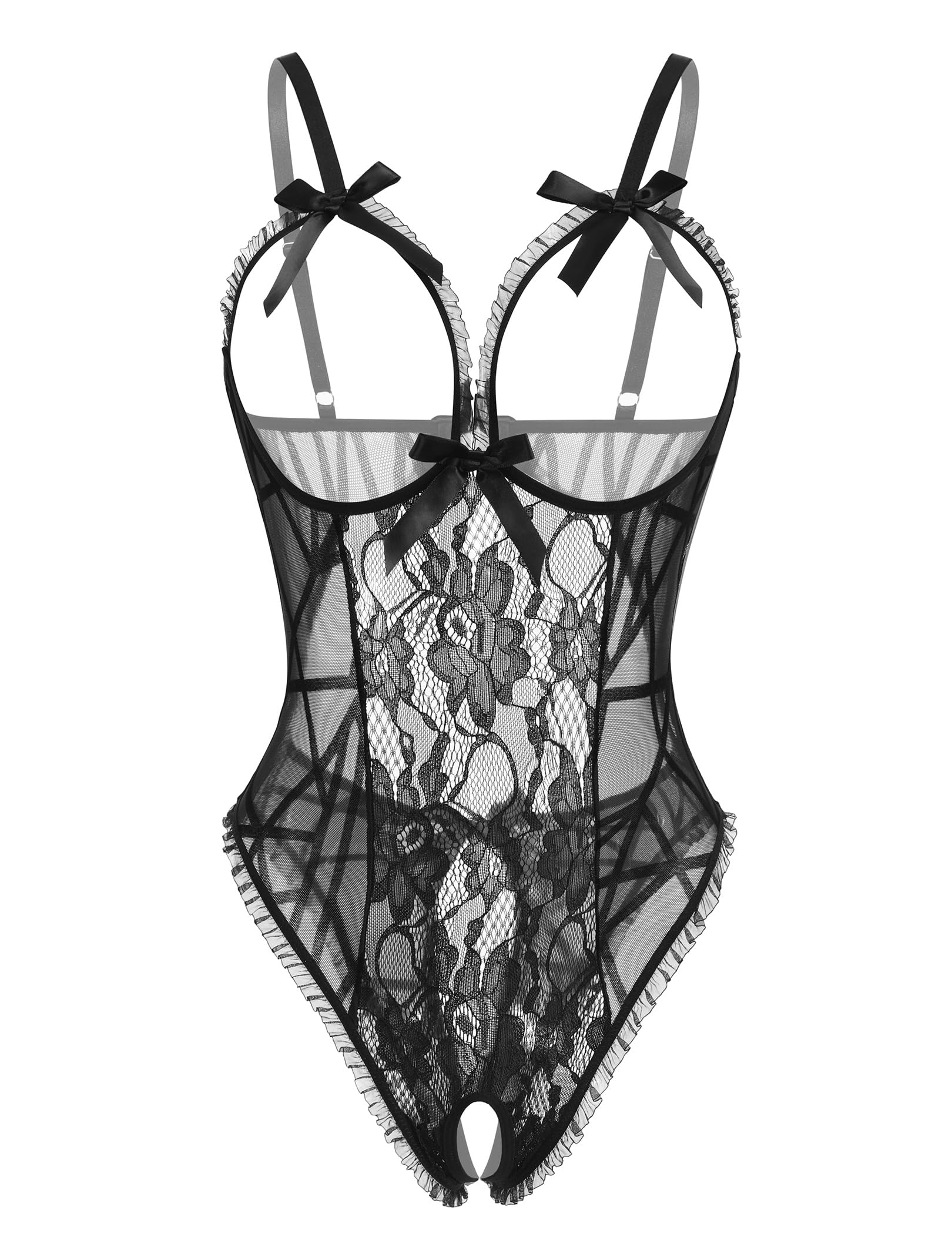 Avidlove Sexy Lingerie for Women One Piece Lace Babydoll Sleepwear Bodysuit
