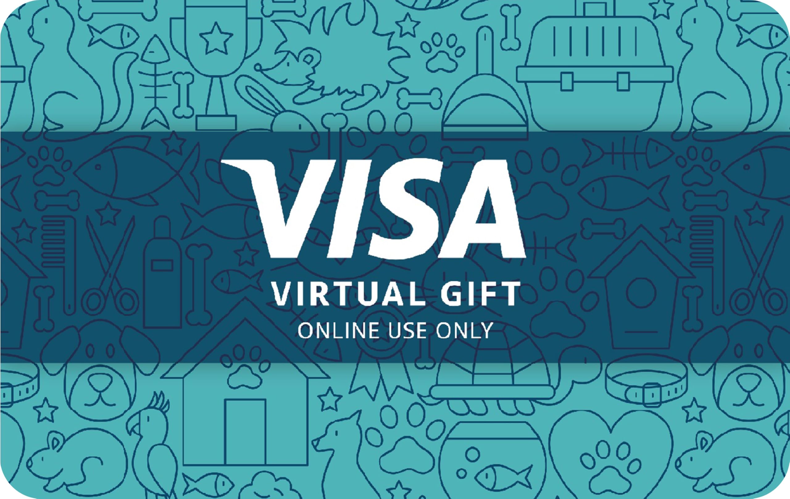 Visa Virtual eGift Card - $200 (plus $6.95 Purchase Fee) | For Online Use Only