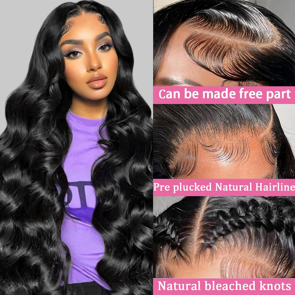 QZOQZO 28 Inch 99j Burgundy Lace Front Wigs Human Hair Red Burgundy Wig 180% Density 13x6 Body Wave Lace Front Wigs Pre Plucked Glueless Lace Front Wigs Human Hair for Women