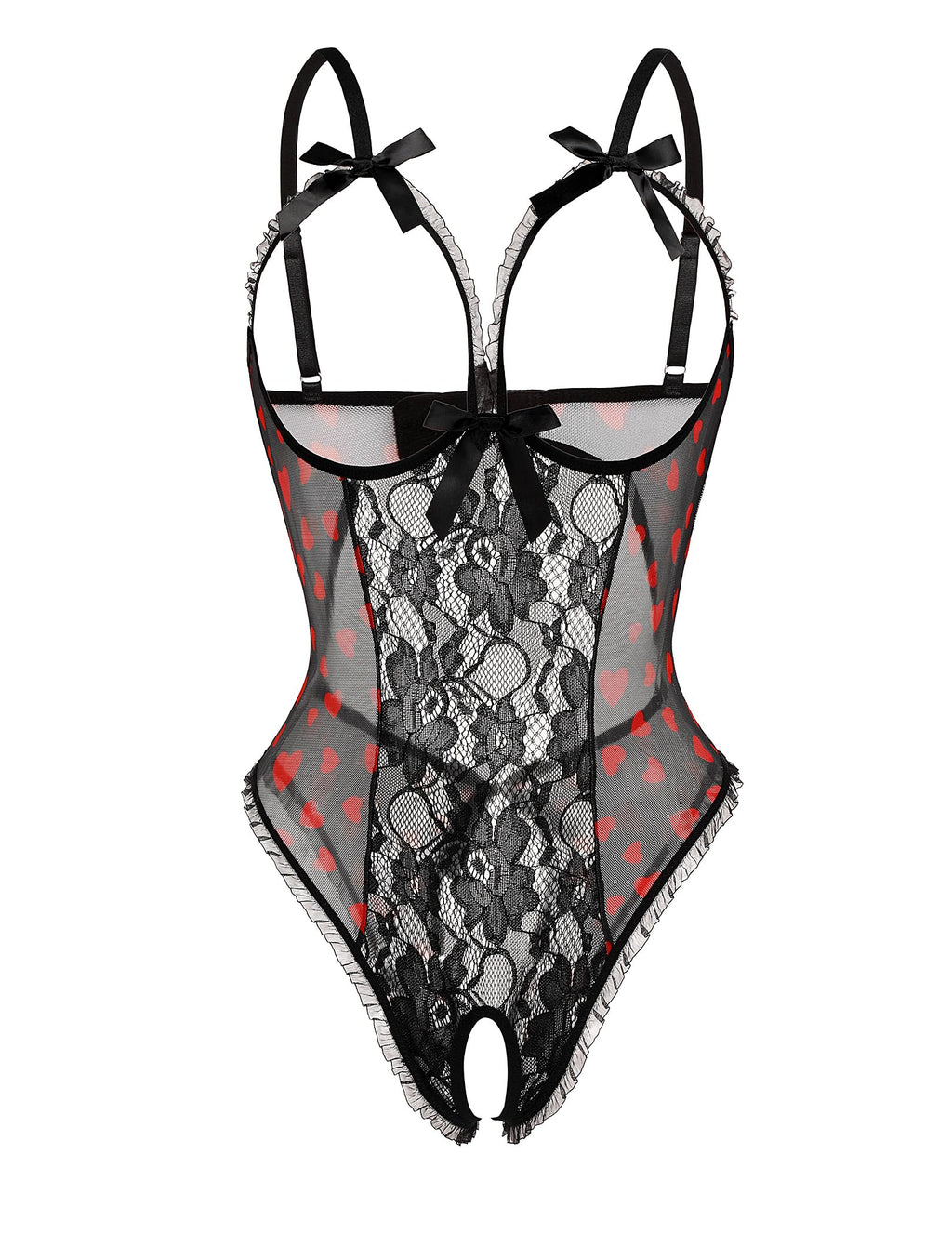 Avidlove Sexy Lingerie for Women One Piece Lace Babydoll Sleepwear Bodysuit