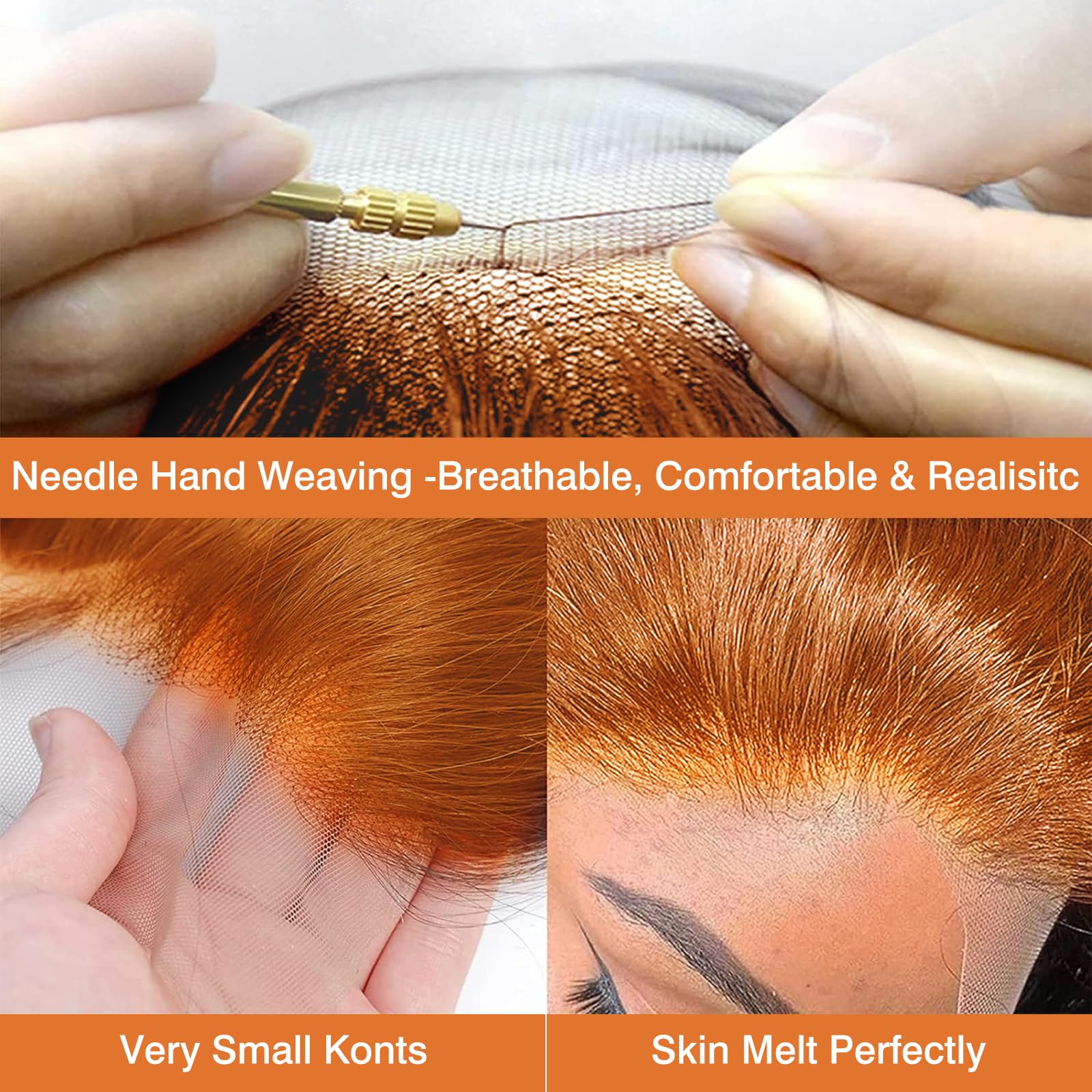 Nsvnsv 30 Inch 13x6 Deep Wave Lace Front Wigs Human Hair HD Full Lace Frontal Wigs Pre Plucked Bleached Knots 180% Density Deep Curly Human Hair Wig Natural Color