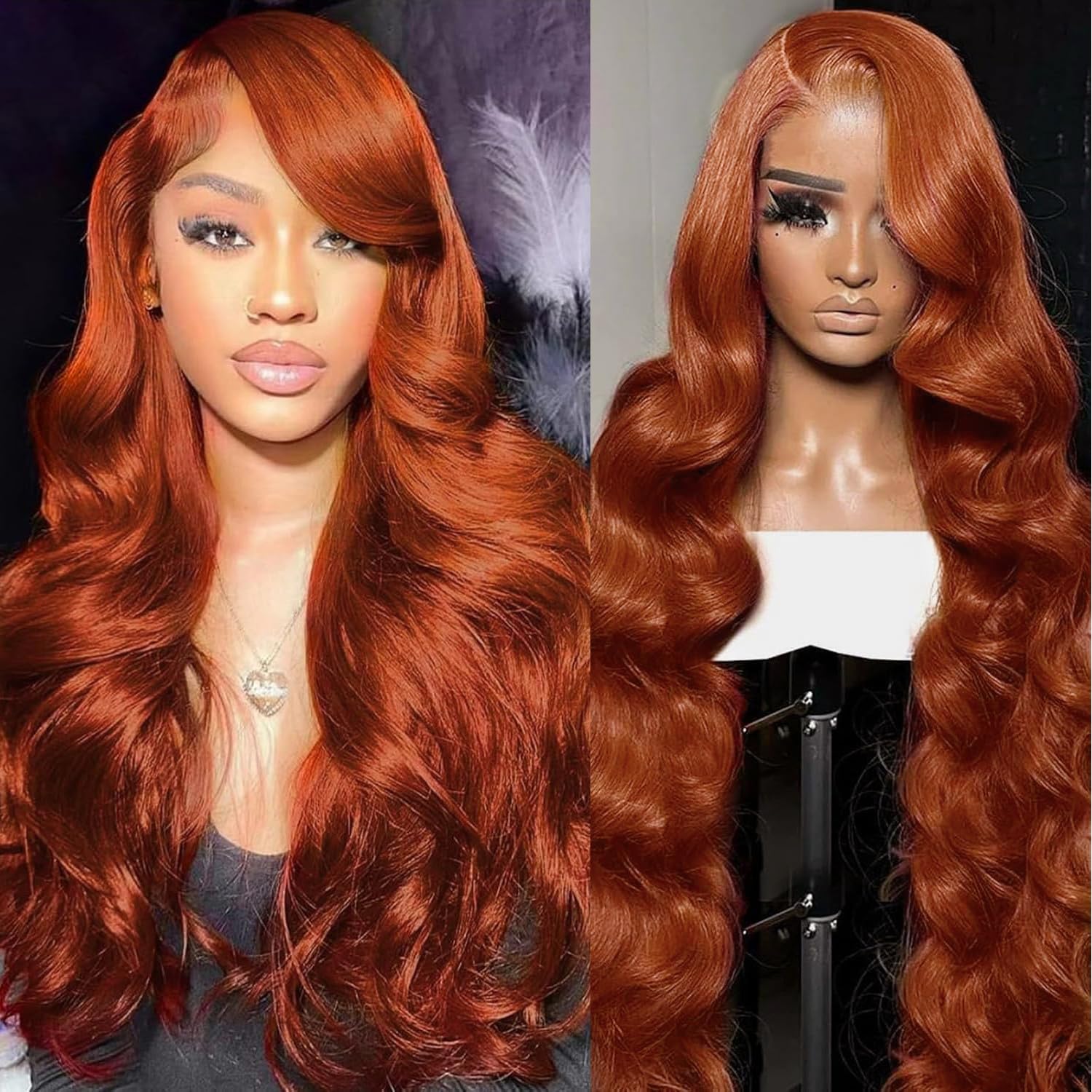 30inch Chocolate Brown Lace Front Wig Human Hair 13x6 Hd Lace Frontal Wigs Human Hair 200 Density Body Wave Chocolate Brown Wig Human Hair pre Plucked Colored Wigs for Women