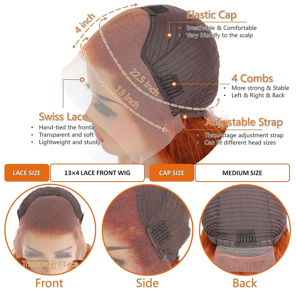 Fiumer Burgundy Wig Human Hair 28inch 13x6 HD Transparent Lace Straight 99J Red Human Hair Wig Colored Reddish Brown Lace Frontal Wigs 180% Density Pre Plucked