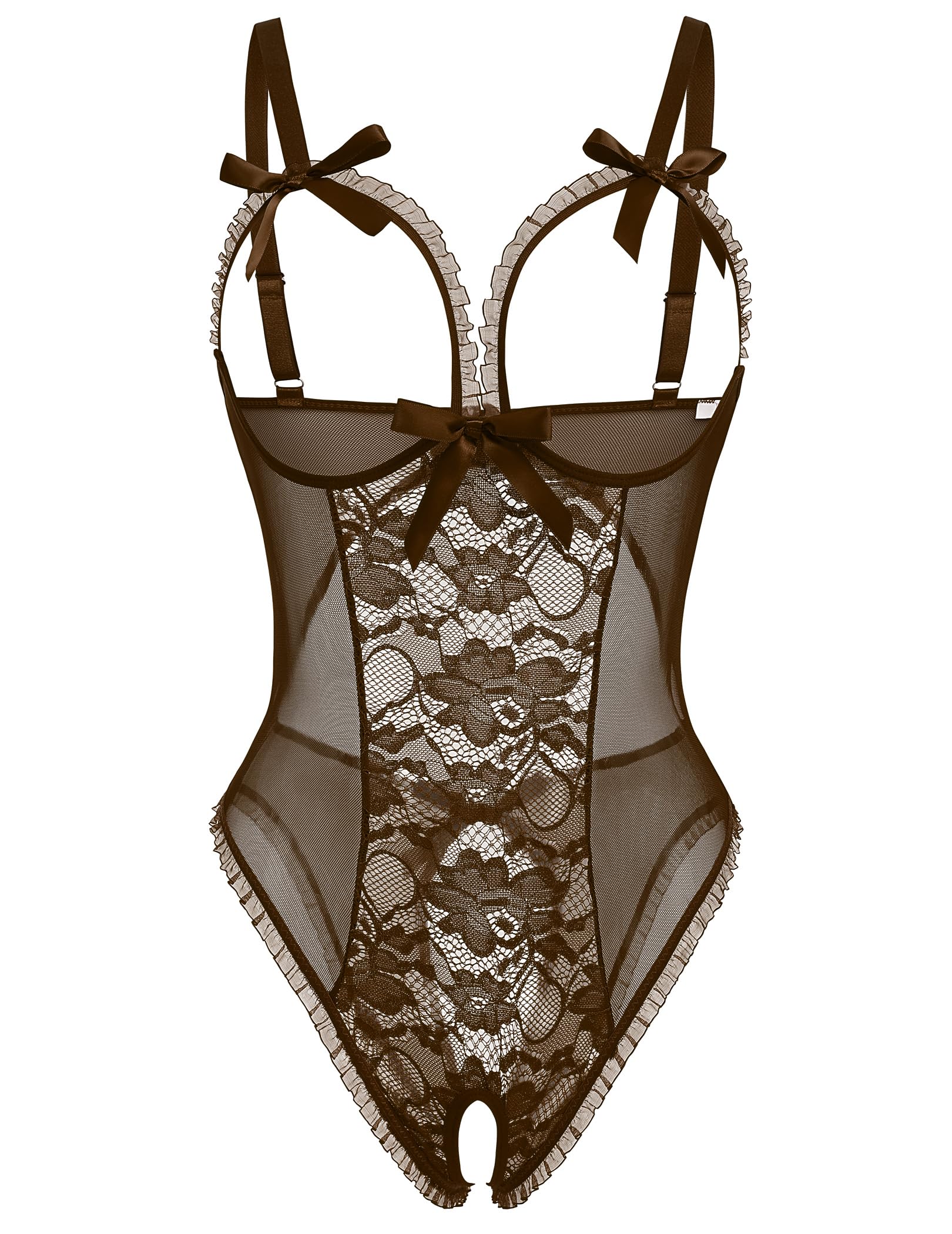 Avidlove Sexy Lingerie for Women One Piece Lace Babydoll Sleepwear Bodysuit