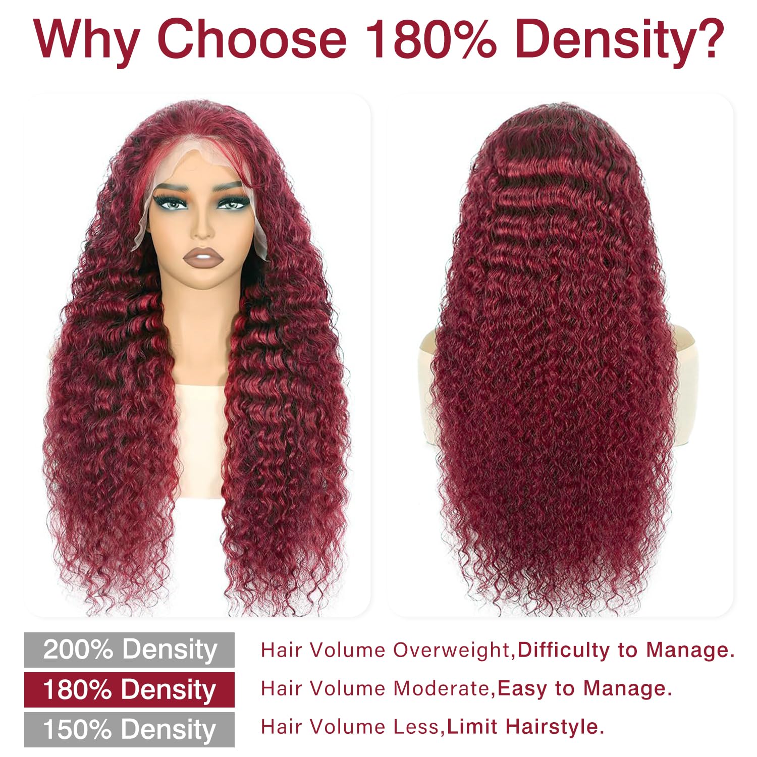 Nsvnsv 30 Inch 13x6 Deep Wave Lace Front Wigs Human Hair HD Full Lace Frontal Wigs Pre Plucked Bleached Knots 180% Density Deep Curly Human Hair Wig Natural Color