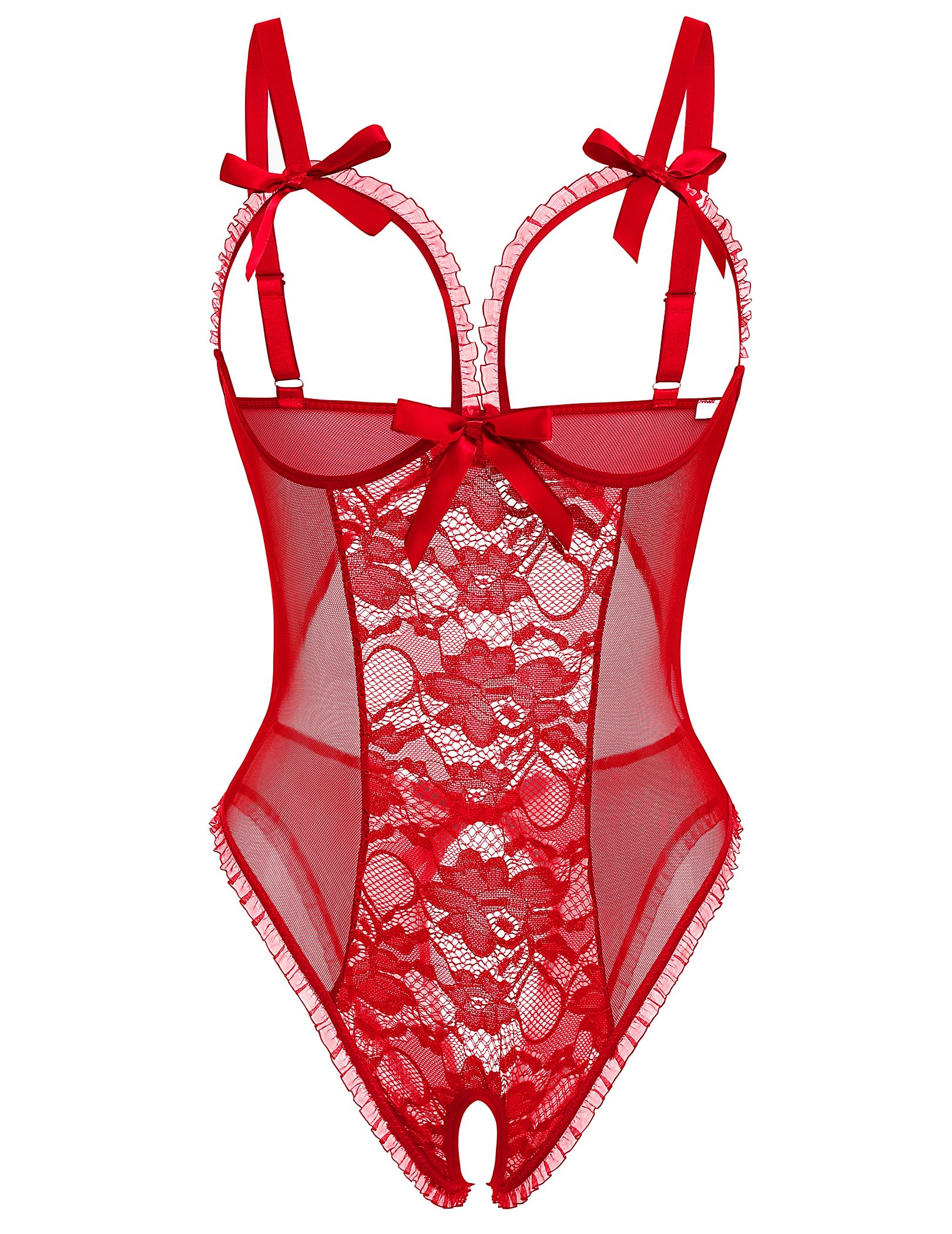 Avidlove Sexy Lingerie for Women One Piece Lace Babydoll Sleepwear Bodysuit