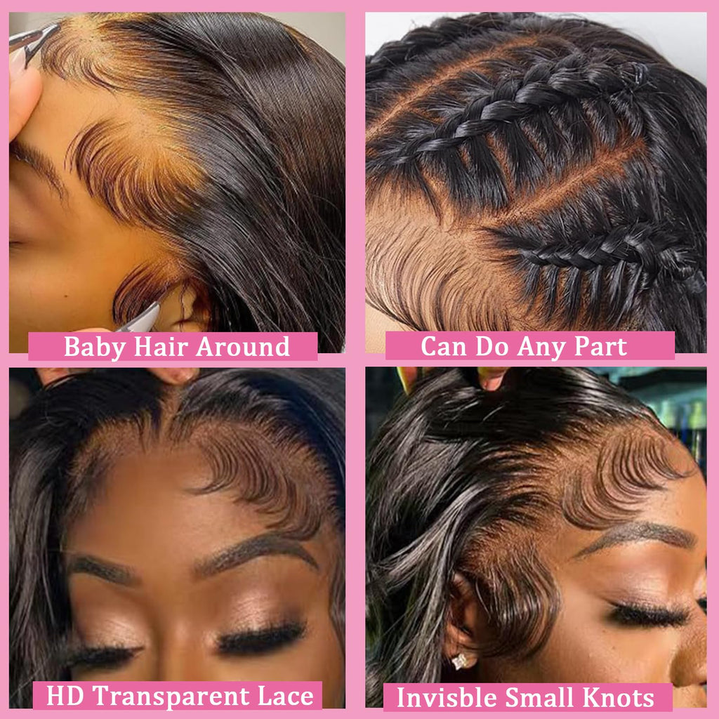 QZOQZO 28 Inch 99j Burgundy Lace Front Wigs Human Hair Red Burgundy Wig 180% Density 13x6 Body Wave Lace Front Wigs Pre Plucked Glueless Lace Front Wigs Human Hair for Women
