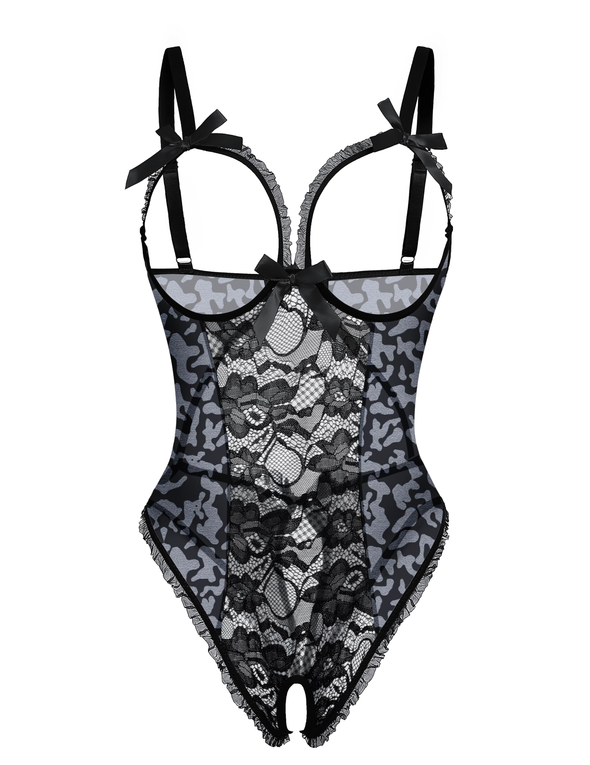 Avidlove Sexy Lingerie for Women One Piece Lace Babydoll Sleepwear Bodysuit