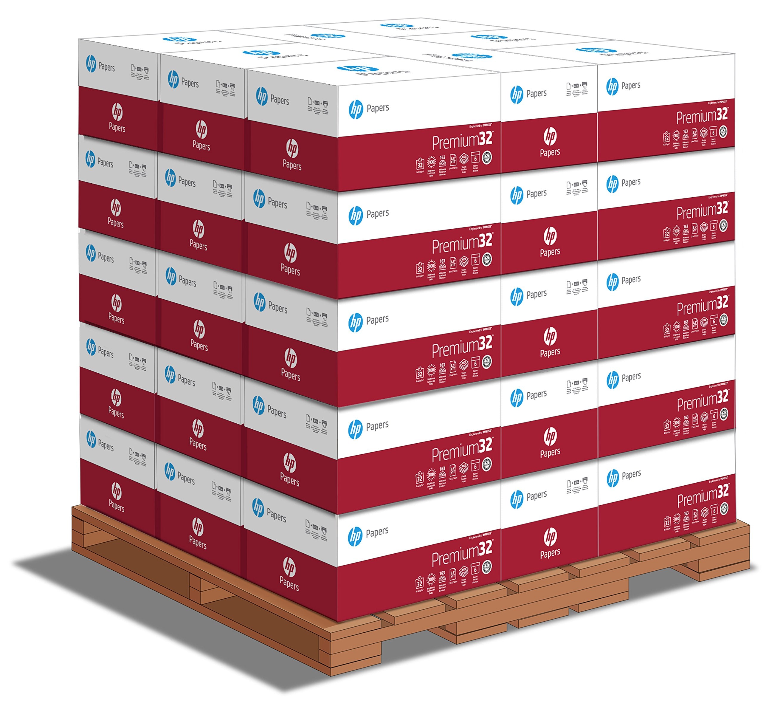 HP Paper Printer | 8.5 x 11 Paper | Premium 32 lb | 1 Ream - 500 Sheets | 100 Bright | Made in USA - FSC Certified | 113100R